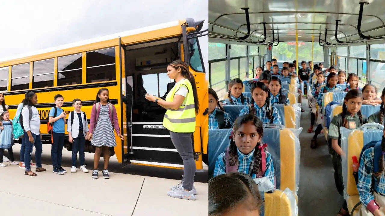 School Bus में कैमरे के साथ होनी चाहिए ये चीजें