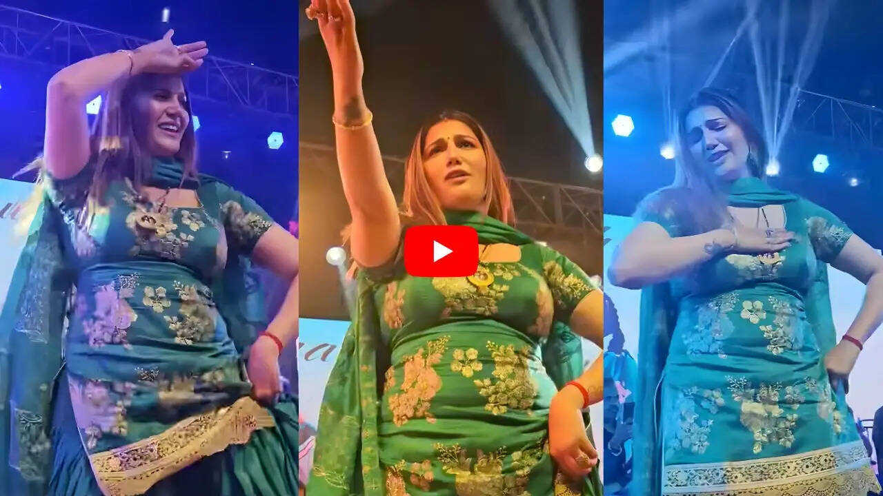 Sapna Choudhary ने हरे सूट में 'फौजी फौजण 2' गाने पर किया धमाकेदार डांस