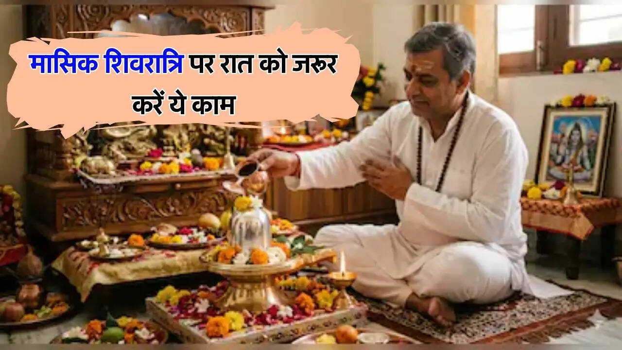 मासिक शिवरात्रि पर रात को जरूर करें ये काम